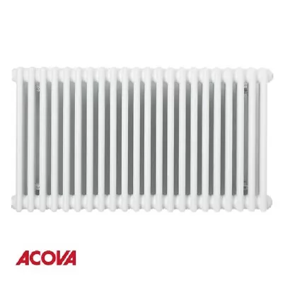 Acova Classic 2 Column Radiator 600mm X 812mm White 2628btu (80839) • £134.99