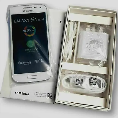£44.99 • Buy BRAND NEW Samsung Galaxy S4 Mini GT-I9195 White  8GB Smartphone Boxed+ Warranty