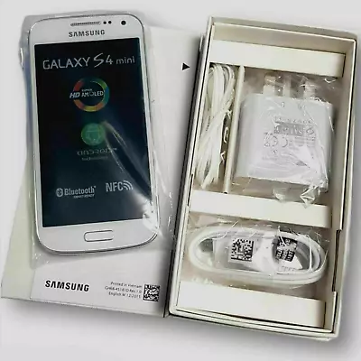 £44.99 • Buy BRAND NEW Samsung Galaxy S4 Mini GT-I9195 White  8GB Smartphone Boxed+ Warranty