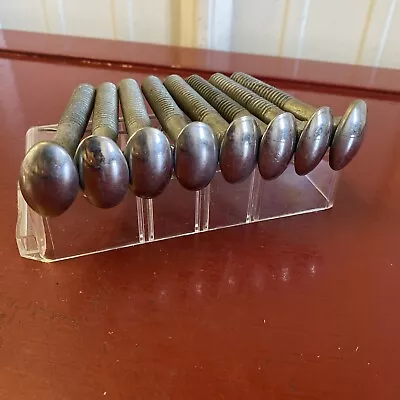 Bumper Bolt (8) Lot  Oval With Stainless Caps Vintage Hot Rod Trog Scta • $224.99