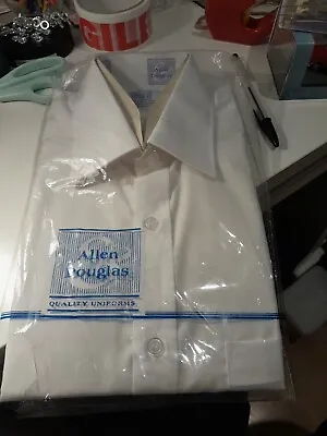Allen & Douglas Uniform White L/S Shirt 14.5” Collar Railway Memorabilia • £0.99