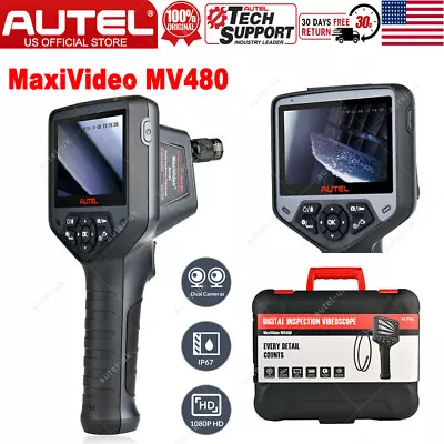 Autel MaxiVideo MV480 Digital Inspection 1080PHD Camera Endoscope Video Scope • $239