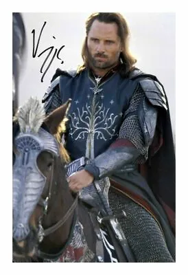 Viggo Mortensen - Lord Of The Rings Autograph Signed Pp Photo Poster • £6.89