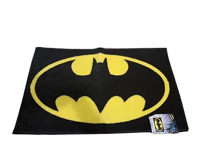 New MOHAWK HOME Licensed DC Comics Batman Emblem Rug Made In USA. 21x34 In 2002 • $39.98