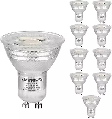 DEWENWILS 10Pack GU10 LED Bulb Dimmable 3000K 400LM Warm White Track Light Bulb  • $17.84