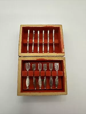 Vintage MSR Miniature Dollhouse Flatware Set In Wood Box • $39.99