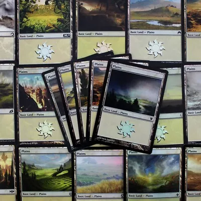 25 Plains MTG Basic Land Pack Near Mint DECKBUILDING Magic: The Gathering • $1.89