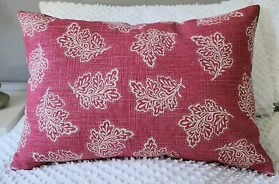 Designer Ministry Of Handmade Parks Geranium Cushion Cover 60x40 NEW • $35