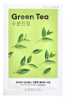 NEW Missha Airy Fit Sheet Mask GREEN TEA X 10 Pc • $7.99