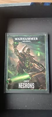 (B2) Warhammer 40k Necrons Codex Hardback 2018 • £8