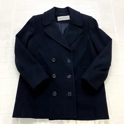 Vintage Mackintosh Blue Lined Regular Fit Solid Collared Overcoat Adult Size M • $50