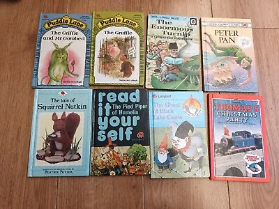 Vintage Ladybird Book Bundle Books - Puddle Lane David The Gnome Peter Pan • £10