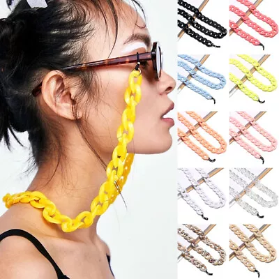 $3.51 • Buy Sunglasses Acrylic Chunky Lanyards Neck Cord Spectacles Holder Eyeglasses Chain
