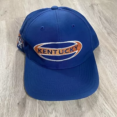 Vintage Kentucky Wildcats Hat Snapback College Basketball Blue Cap • $25.20