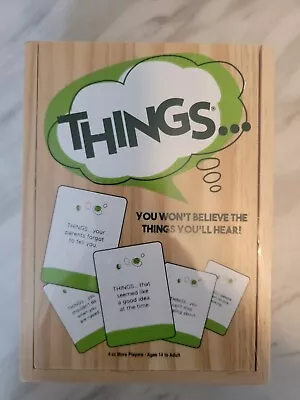 $17.95 • Buy The Game Of Things By PlayMonster (Wooden Edition) - Adult Humor Party Game NEW