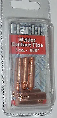 12 Clarke 11-30 Mig Welding Contact Tips Fits Tweco Mini/#1 Lincoln 100L Mig Gun • $6.95