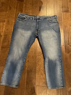 Arizona Jeans Mens 54X30 Measure 48X29 Athletic Taper Denim Blue Medium Wash AZ8 • $14.99