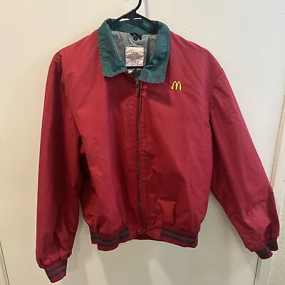Vintage McDonald’s 1986 Crest Crew Uniform Corp Jacket Made In USA Size M (read) • $59.95