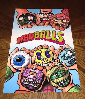 MADBALLS Original Series 24  Poster 80's Toys Screamin' Meemie Slobulus Aargh • $14.99