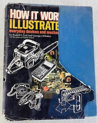 1974 How It Works Illustrated Book Popular Science Tape Player Voting Machine + • $9.99