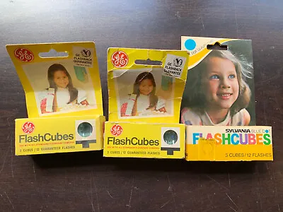 9 Vintage Flash Cubes GE/Sylvania Original Packaging • $19.99