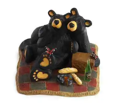 $34.95 • Buy Bearfoots Butterfly Picnic Figurine By Jeff Fleming For Big Sky Carvers #3005080