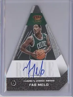 2012 Preferred Panini's Choice Award Rookies Silver /25 Fab Melo Rookie Auto RC • $18.02