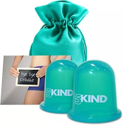 £7.99 • Buy 5Kind Cupping Set Anti Cellulite Removal Vacuum Silicone Cups Suction Massage UK