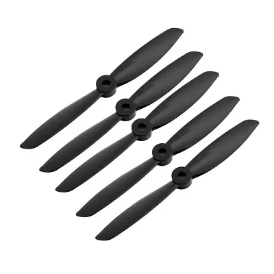 $7.80 • Buy 5 Pcs 5 X 4.5 Inches 2-Vanes CCW RC Aircraft Propeller Black W Hole Adapter