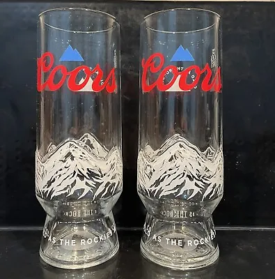 2 X Coors New Style Pint Glass Brand New • £6.49