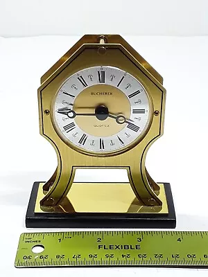 Vintage Bucherer Desk Clock Made In West Germany Needs LR1 Battery NOT Included  • $25