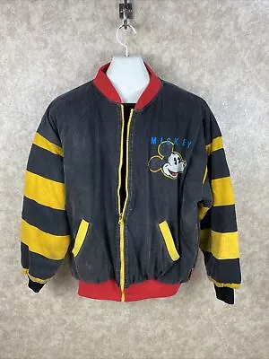 Vintage Disney Mickey Mouse & Co. Donnkenny Puffer Coat Jacket Reversible Adult • $35