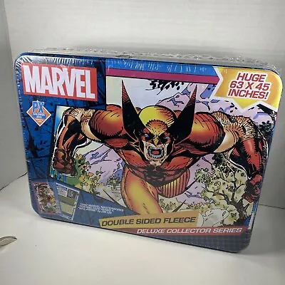 SDCC 2023 Wolverine PX Excl Deluxe Fleece Blanket Tin Limited To 2000 (numbered) • $45.95