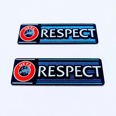 2 Pack UEFA Champions League Soccer Patch Respect Iron-On Patch Ballstar La Liga • $11.99