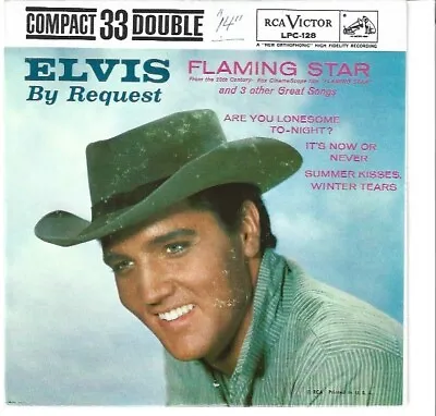 ELVIS PRESLEY  COMPACT 33 DOUBLE  On RCA  RECORDS   ELVIS BY REQUEST  • $37.99