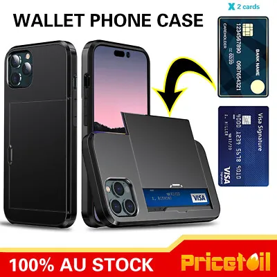 For Apple IPhone 13 12 11 Pro Max Mini XS XR X 8 7 Plus Case Wallet Card Cover • $7.49