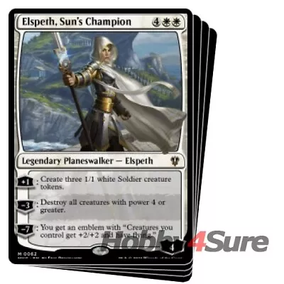 Elspeth Sun's Champion X4 M/NM Magic MTG Murders At Karlov Manor: Commander • $7.19