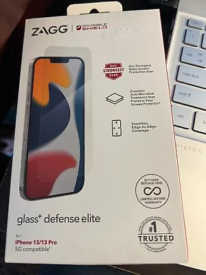 ZAGG InvisibleShield Glass+ Screen Protector For Apple IPhone 13 & 13 Pro  • $4.99