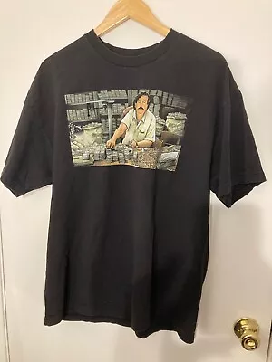 DGK Shirt Pablo Escobar T-Shirt Extra Large (XL) Black Narco Money Stacks Skate  • $14.99