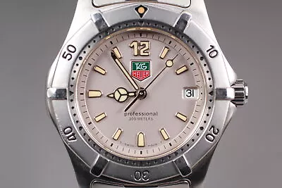 [Near MINT] Tag Heuer 2000 Professional WK1212 Silver Midsize Men's Quartz JAPAN • $349.90