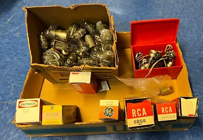$45 • Buy Vintage Lot Of Vacuum Tubes & Potentiometers & Various Parts STEAM PUNK ART