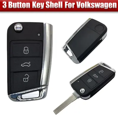 1 Pcs Replacement Car Key Shell Cover For VW Skoda Seat Tiguan Golf GTi MK7 Polo • $24.50