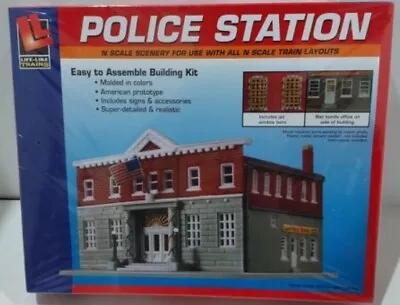 Life Like 7481 N Scale Police Station 5th Precint Building Kit • $15.29