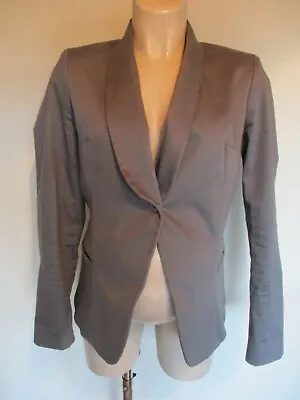 Isabella Oliver Maternity Smart Grey Work Jacket Blazer Suit Size 4 Uk 16 • $12.44