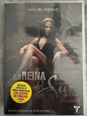 La Reina Del Sur Volume 2 DVD Kate Del Castillo Spanish Language Version • $9.99