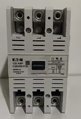 Eaton C25HNE3120B Contactor 3-Pole 220/240V-Coil 120-Amp • $250