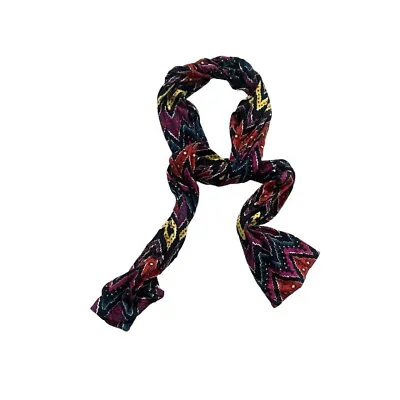 Marc By Marc Jacobs Women's Zigzag Neck Scarf  Multicolor One Size • $40.80
