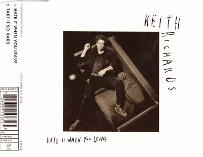 KEITH RICHARDS ~ Hate It When You Leave ~ Original 1992 UK/Dutch 2-trk CD Single • £13.99