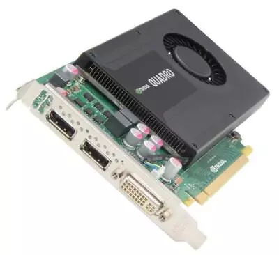 NVIDIA Quadro K2000 2GB GDDR5 PCIe 2.0 X16 Full Height Bracket Card DP DVI GPU • $17.94