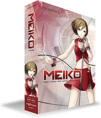 CRYPTON VOCALOID3 MEIKO V3 DVD Software Windows Mac VOCALOID 3 EMS W/T New • $155.76